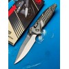 Нож складной MicroTech MCT160RL10FRSM4 Socom Ram-Lock, Marfione Select, StoneWash Blade, Frag Titanium Handle