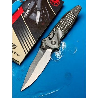 Нож складной MicroTech MCT160RL10FRSM4 Socom Ram-Lock, Marfione Select, StoneWash Blade, Frag Titanium Handle