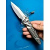 Нож складной MicroTech MCT160RL10FRSM4 Socom Ram-Lock, Marfione Select, StoneWash Blade, Frag Titanium Handle