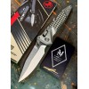 Нож складной MicroTech MCT160RL10FRSMS3 Socom Ram-Lock Marfione Select, StoneWash Blade, Frag Titanium Handle