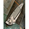 Нож складной MicroTech MCT160RL10FRSMS3 Socom Ram-Lock Marfione Select, StoneWash Blade, Frag Titanium Handle