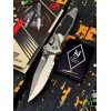 Нож складной MicroTech MCT160RL11SMS3 Socom Ram-Lok Marfione Select, PartSerrated StoneWash Blade, Titanium Inlay Handle