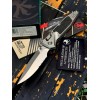 Нож складной MicroTech MCT160RL11SMS3 Socom Ram-Lok Marfione Select, PartSerrated StoneWash Blade, Titanium Inlay Handle