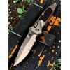 Нож складной MicroTech MCT160RL11SMS3 Socom Ram-Lok Marfione Select, PartSerrated StoneWash Blade, Titanium Inlay Handle