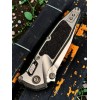 Нож складной MicroTech MCT160RL11SMS3 Socom Ram-Lok Marfione Select, PartSerrated StoneWash Blade, Titanium Inlay Handle