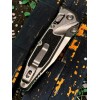 Нож складной MicroTech MCT160RL11SMS3 Socom Ram-Lok Marfione Select, PartSerrated StoneWash Blade, Titanium Inlay Handle