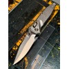 Нож складной MicroTech MCT160RLS10SMS3 Ram-Lok Marfione Select, StoneWash Blade, Titanium Handle