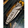 Нож складной MicroTech MCT160RLS10SMS3 Ram-Lok Marfione Select, StoneWash Blade, Titanium Handle
