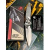 Нож складной MicroTech MCT160RLS10SMS3 Ram-Lok Marfione Select, StoneWash Blade, Titanium Handle