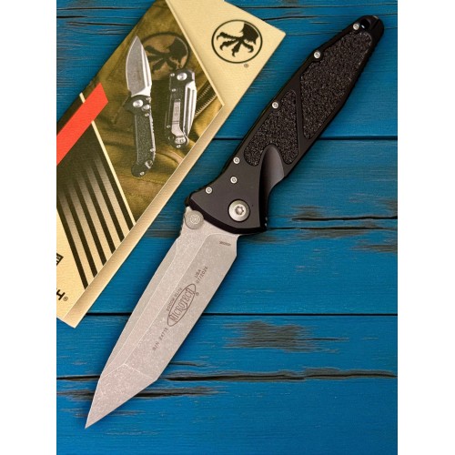 Нож складной MicroTech MCT16110AP Socom Elite, Apocalyptic Blade, Black Handle