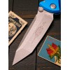 Нож складной MicroTech MCT16110APBL Socom Elite, Apocalyptic Blade, Blue Handle