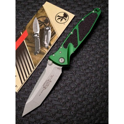 Нож складной MicroTech MCT16110APEG Socom Elite, Apocalyptic Blade, Emerald Green Handle
