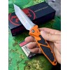 Нож складной MicroTech MCT16110OR Socom Elite, StoneWash Blade, Orange Handle