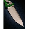 Нож складной MicroTech MCT16111APEG Socom Elite, Apocalyptic Serrated Blade, Emerald Green Handle