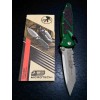 Нож складной MicroTech MCT16111APEG Socom Elite, Apocalyptic Serrated Blade, Emerald Green Handle