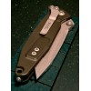 Нож складной MicroTech MCT16111APWL Socom Elite, Part Serrated Apocalyptic Blade, Woodlands Green Handle