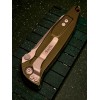 Нож складной MicroTech MCT16111APWL Socom Elite, Part Serrated Apocalyptic Blade, Woodlands Green Handle