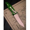 Нож складной MicroTech MCT16112APEG Socom Elite, Apocalyptic Serrated Blade, Emerald Green Handle