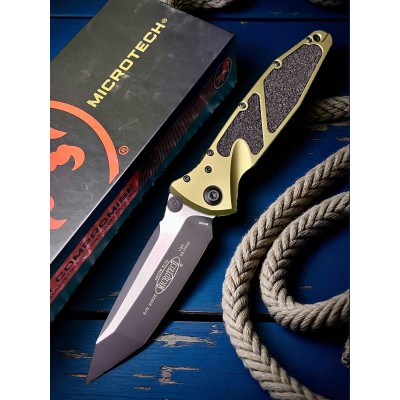 Нож складной MicroTech MCT1611OD Socom Elite, Black Blade, OD Green Handle