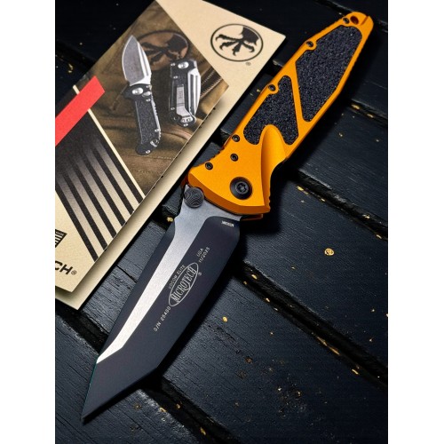 Нож складной MicroTech MCT1611OT Socom Elite, Black Blade, Orange Tangerine Handle