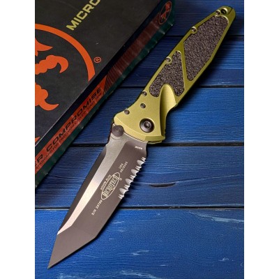 Нож складной MicroTech MCT1612OD Socom Elite, Part Serrated Black Blade, OD Green Handle Нож складной MicroTech MCT1612OD Socom Elite, Part Serrated Black Blade, OD Green Handle