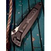 Нож складной MicroTech MCT1612T Socom Elite, Part Serrated Black Blade, Black Handle