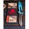 Нож складной MicroTech MCT1613TQ Socom Elite, Black Serrated Blade, Turquoise Handle