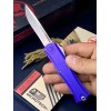 Нож складной MicroTech MCT1705M10PU Hera II Mini, M390 Recurve StoneWash Blade, Purple Handle