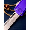 Нож складной MicroTech MCT1705M10PU Hera II Mini, M390 Recurve StoneWash Blade, Purple Handle