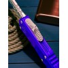 Нож складной MicroTech MCT1705M10PU Hera II Mini, M390 Recurve StoneWash Blade, Purple Handle