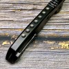 Нож складной MicroTech MCT190C2DLC Anax, DLC Part Serrated Blade, Titanium Carbon Handle