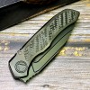 Нож складной MicroTech MCT190C2DLC Anax, DLC Part Serrated Blade, Titanium Carbon Handle