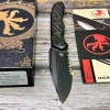 Нож складной MicroTech MCT190C2DLC Anax, DLC Part Serrated Blade, Titanium Carbon Handle