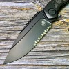 Нож складной MicroTech MCT190C2DLC Anax, DLC Part Serrated Blade, Titanium Carbon Handle