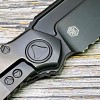 Нож складной MicroTech MCT190C2DLC Anax, DLC Part Serrated Blade, Titanium Carbon Handle