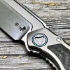 Нож складной MicroTech MCT190C4CFITI Anax, M390 Blade, Titanium - Carbon Fiber Handle