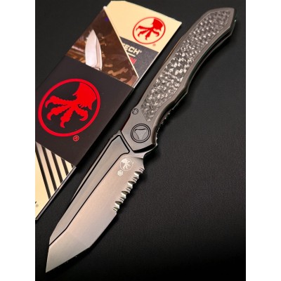 Нож складной MicroTech MCT191C2DLC Anax, DLC PartSerrated Blade Нож складной MicroTech MCT191C2DLC Anax, DLC PartSerrated Blade
