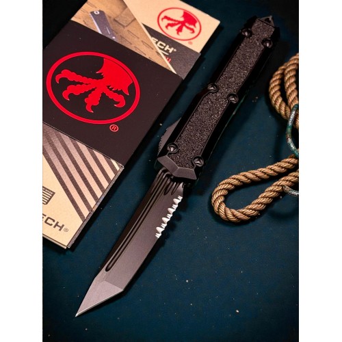 Нож складной MicroTech MCT2072TS Makora, Tactical Part Serrated Blade, Signature Series Нож складной MicroTech MCT2072TS Makora, Tactical Part Serrated Blade, Signature Series