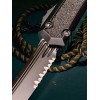 Нож складной MicroTech MCT2072TS Makora, Tactical Part Serrated Blade, Signature Series