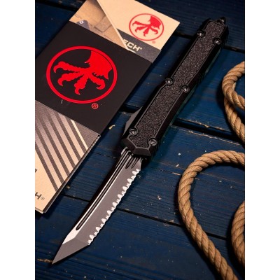 Нож складной MicroTech MCT2073TS Makora, Tactical Serrated Blade, Signature Series
