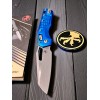 Нож складной MicroTech MCT21010APFRBL MSI, Apocalyptic Blade, Blue Aluminium Handle