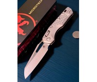 Нож складной MicroTech MCT21010APFRNC MSI, Apocalyptic Blade, Gray Aluminium Handle