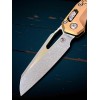 Нож складной MicroTech MCT21010APFRTA MSI Apocalyptic Blade, Tan Aluminium Handle