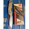 Нож складной MicroTech MCT21010FLGTTA MSI Ram-Lok, StoneWashed Blade, Tan Handle