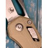 Нож складной MicroTech MCT21010FLGTTA MSI Ram-Lok, StoneWashed Blade, Tan Handle