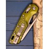 Нож складной MicroTech MCT21010FLOD MSI Ram-Lok, StoneWashed Blade, OD Green Handle