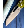 Нож складной MicroTech MCT21010FROD MSI Ram-Lok, StoneWashed Blade, Green Frag Handle