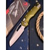 Нож складной MicroTech MCT21010OD MSI Ram-Lok, StoneWash Blade, OD Green Handle