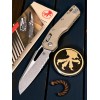 Нож складной MicroTech MCT21011APFLGTT MSI Ram-Lok, Part Serrated Apocalyptic Blade,Tan G10 Handle