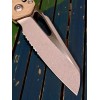Нож складной MicroTech MCT21011APFLGTT MSI Ram-Lok, Part Serrated Apocalyptic Blade,Tan G10 Handle